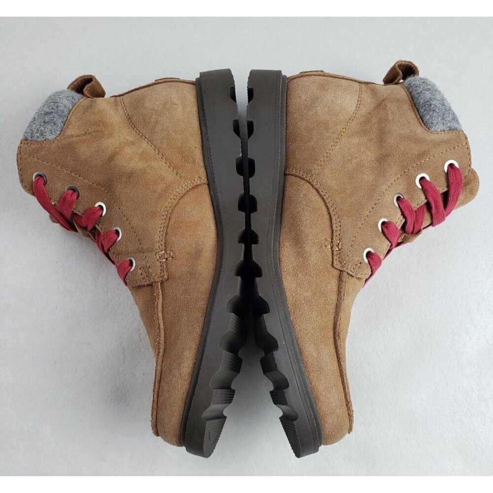 Sorel Madson Suede Waterproof Boot Womens 6 (Youth 5) Brown Ankle Hiking Lace Up - Picture 6 of 12